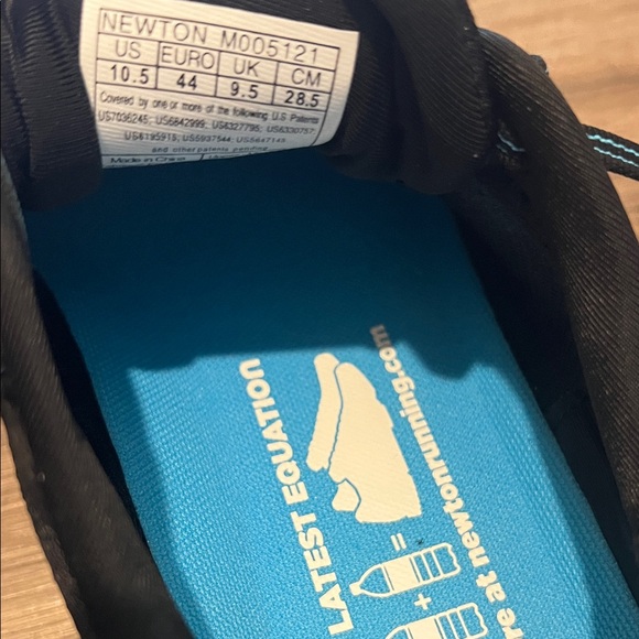 Newton Black and Blue Running Shoes - Picture 6 of 10